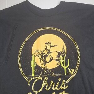 CHRIS STAPLETON XL Black Short Sleeve T-shirt -1721
